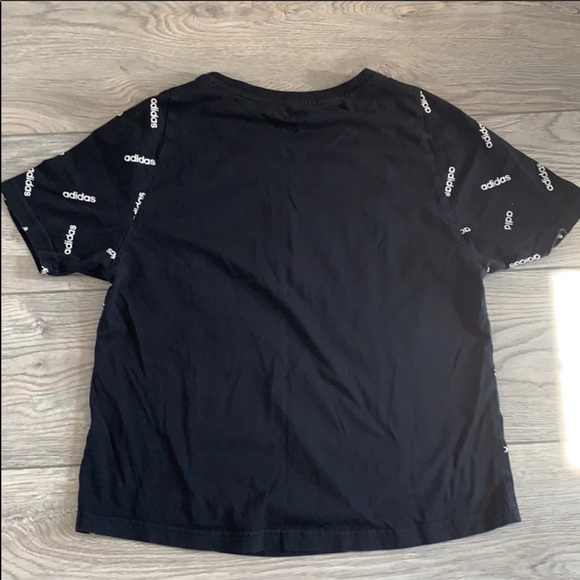 Adidas Logo Crewneck T-Shirt Size XS - Picture 2 of 3